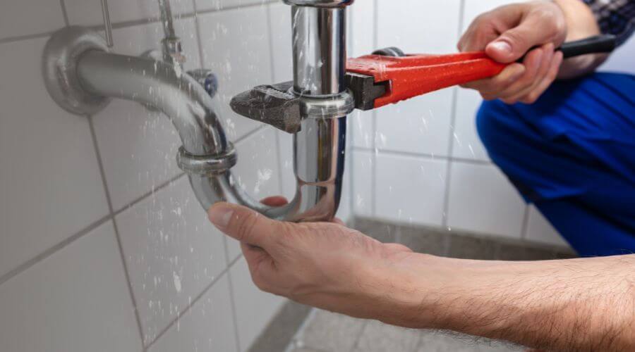 Indoor tankless water heater installation in Delmar, DE